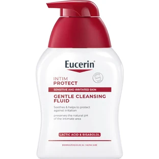 Засіб для інтимної гігієни Eucerin заспокійливий з молочною кислотою та бісабололом, 250 мл