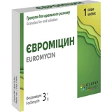 Євроміцин гранули для орального розчину по 3 г в саше 1 шт.