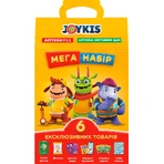 Мега набір Joykis 6 в 1 книга пригод екогероїв, 6 ігрових карток Джойкіс, вітаміни, наліпки, багаторазова маска та сюрприз від Прайзі: ціни та характеристики