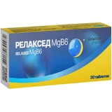 Релаксед MgB6 Solution Pharm таблетки для нормалізації функціонування нервової системи 3 блістера по 10 шт. 