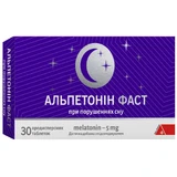 Альпетонін Фаст ородисперсні таблетки при порушеннях сну блистер 30 шт.