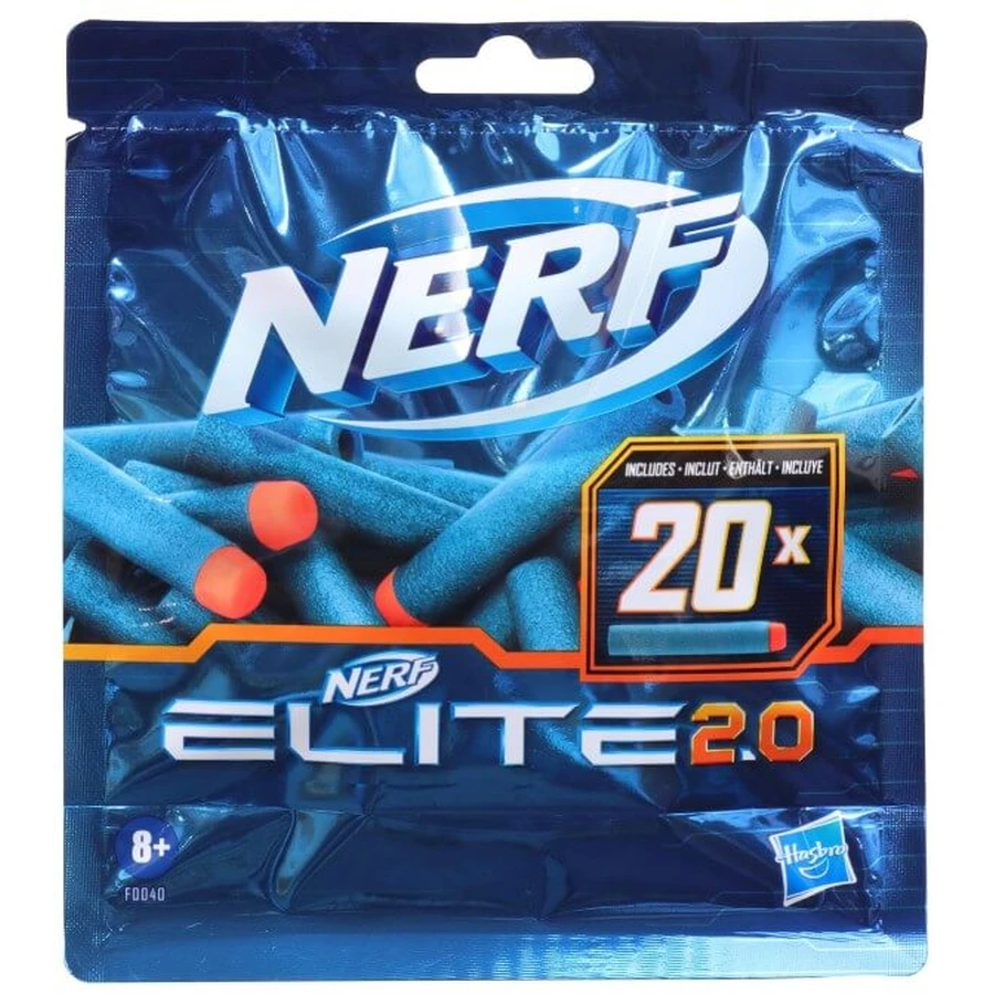 Набор для бластера игрушечный Hasbro F0040 Nerf Elite 2.0 20 шт.: цены и характеристики