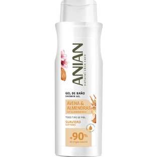 Гель для душа  Anian Oat and Almond Bath Gel с овсяным и миндальным молочком, 750 мл