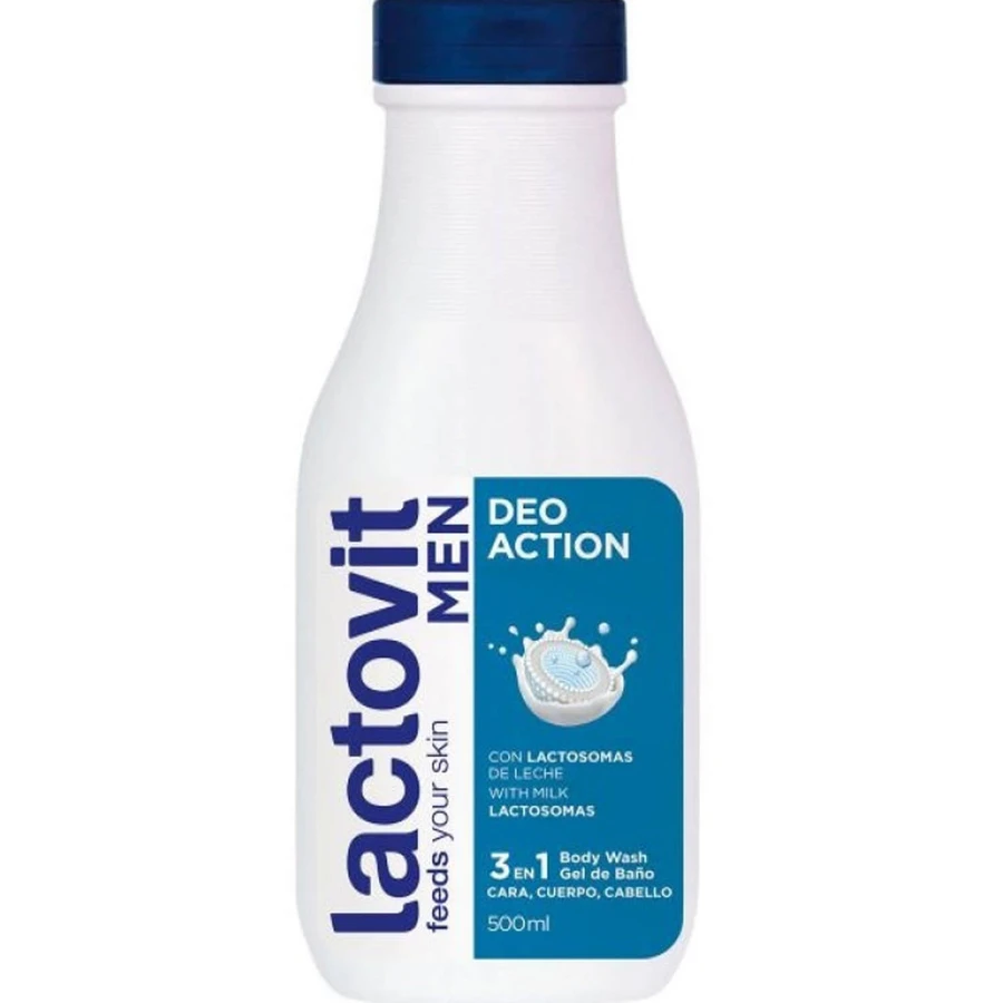Гель для душа Lactovit Deo Action 3 in 1 Shower Gel для мужчин, 500 мл: цены и характеристики