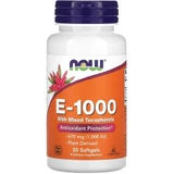 Вітамін E Now Foods Е-1000 желатинові капсули, №50