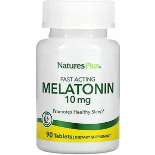Мелатонін Natures Plus Fast Acting Melatonin 10 мг, швидкодіючий 90 таблеток