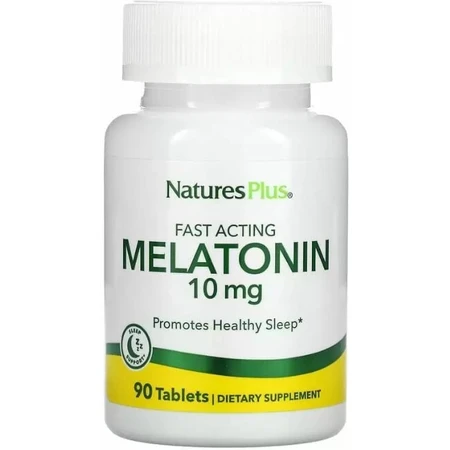 Мелатонін Natures Plus Fast Acting Melatonin 10 мг, швидкодіючий 90 таблеток: ціни та характеристики