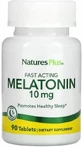 Мелатонін Natures Plus Fast Acting Melatonin 10 мг, швидкодіючий 90 таблеток