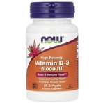 Витамин D-3 NOW Foods Vitamin D-3 5000 МЕ, высокоэффективный, 30 гелевых капсул: цены и характеристики