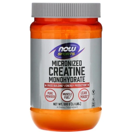 Креатин моногидрат Now Foods Sports Micronized Creatine Monohydrate, микронизированный, 500 г: цены и характеристики