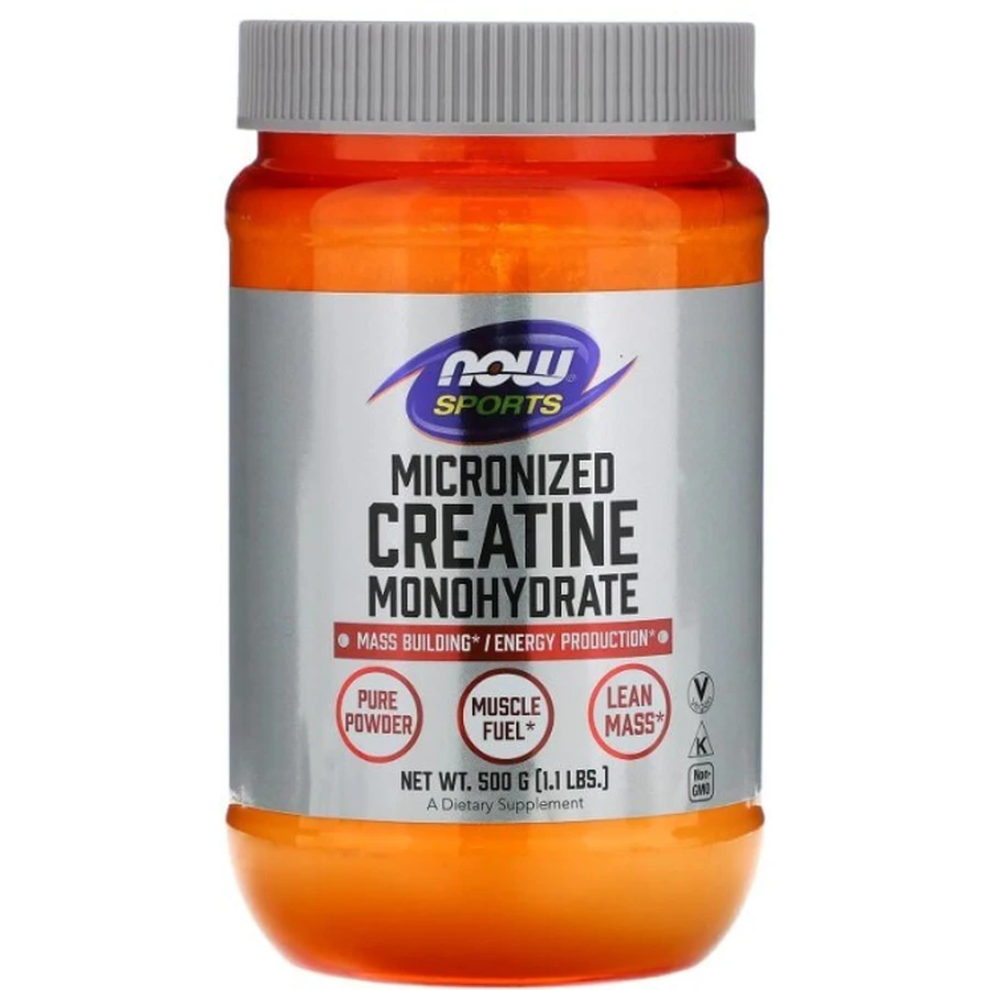 Креатин моногидрат Now Foods Sports Micronized Creatine Monohydrate, микронизированный, 500 г: цены и характеристики