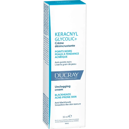 Крем для лица Ducray Keracnyl Glycolic+ восстанавливающий, 30 мл: цены и характеристики