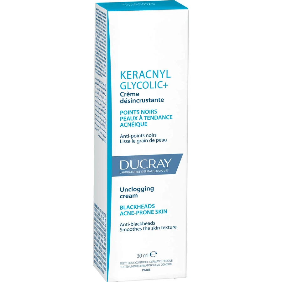 Крем для лица Ducray Keracnyl Glycolic+ восстанавливающий, 30 мл: цены и характеристики