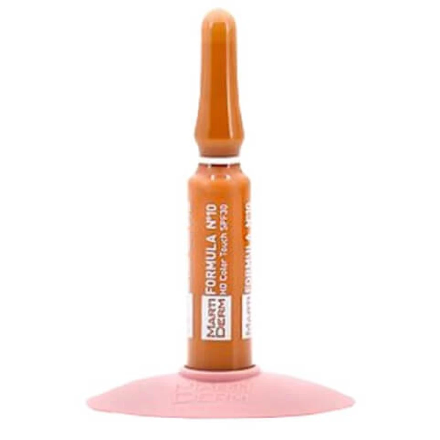 Ампули для обличчя MartiDerm The Originals Formula №10 HD Color Touch SPF30 антивікові, 10 ампул по 2 мл: ціни та характеристики
