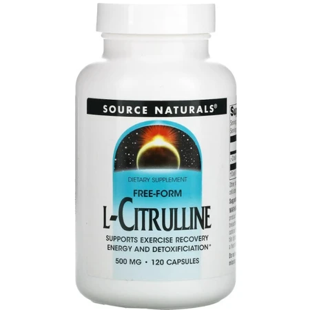 L-цитрулін Source Naturals L-Citrulline 125 мг, 120 капсул: ціни та характеристики
