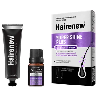 Инновационный комплекс для волос Hairenew 100% Зеркальный блеск 30 мл + 3 мл