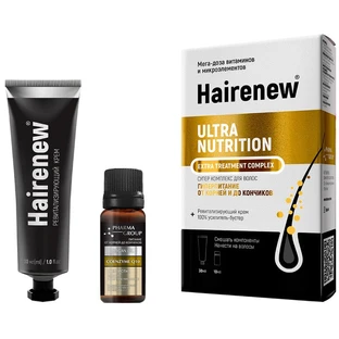 Инновационный комплекс для волос Hairenew Гиперпитание от корней до кончиков 30 мл + 10 мл