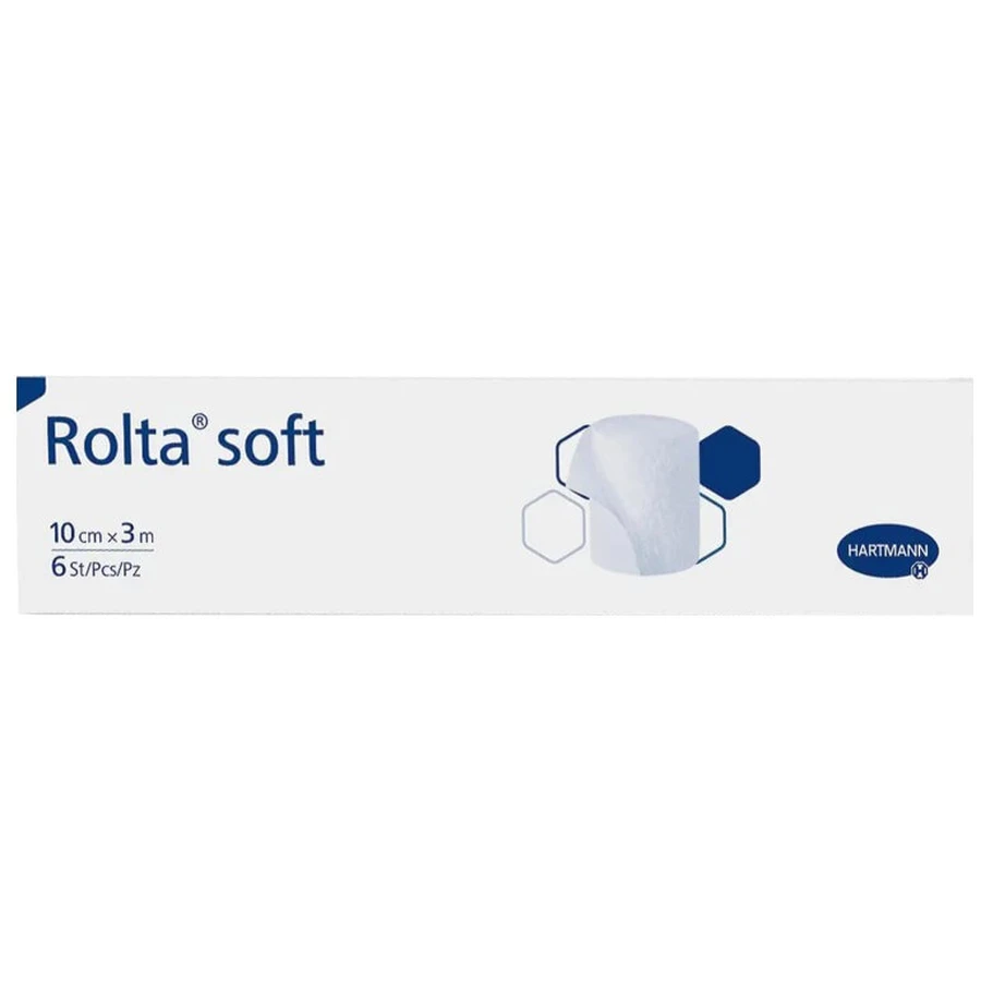 Бинт підкладковий Rolta soft, розмір 10 см х 3 м, 6 шт.: ціни та характеристики