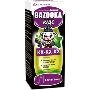 Базука Кідс еліксир, 120 мл