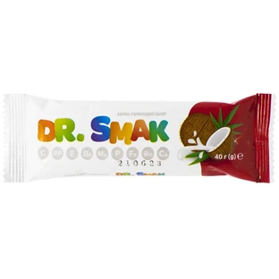 Батончик з какао Dr. Smak в шоколадній глазурі, 40 г