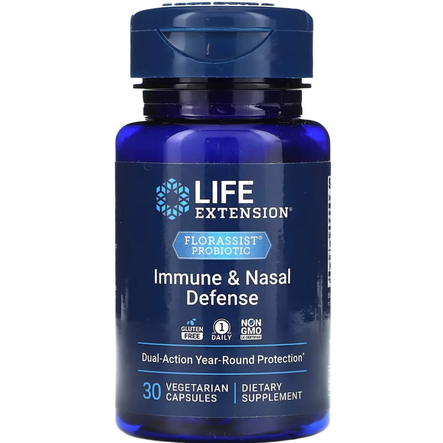 Пробіотик при сезонній алергії Life Extension Florassist Nasal капсули №30: ціни та характеристики