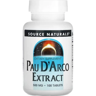 По д'арко Source Naturals Pau D'Arco 500 мг таблетки флакон №100