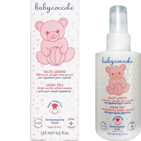 Присипка рідка Babycoccole Liquid Talc з кукурузним крохмалом 125 мл: ціни та характеристики