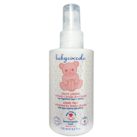 Присипка рідка Babycoccole Liquid Talc з кукурузним крохмалом 125 мл: ціни та характеристики