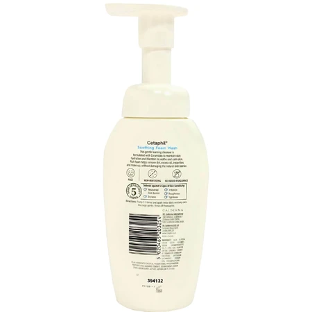 Пінка для вмивання Cetaphil Soothing Foam Wash заспокійлива 200 мл: ціни та характеристики