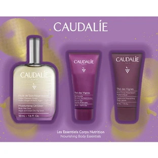 Набір Caudalie The des Vignes Coffret Олія Еліксир 50 мл + Лосьйон для тіла 30мл + Гель для душа 30 мл