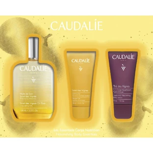 Набір Caudalie Soleil des Vignes гель для душу 30 мл + живильний лосьйон для тіла 30 мл + олія-еліксир 50 мл 