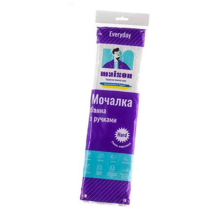 Мочалка банная Maison Банный бум Max в ассортименте разных цветов 1 шт: цены и характеристики