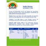 Напій гарячий з вітаміном С та цинком Sunlife Heibe Zitrone Vitamin C + Zink Sticks стік 4 г №20: ціни та характеристики