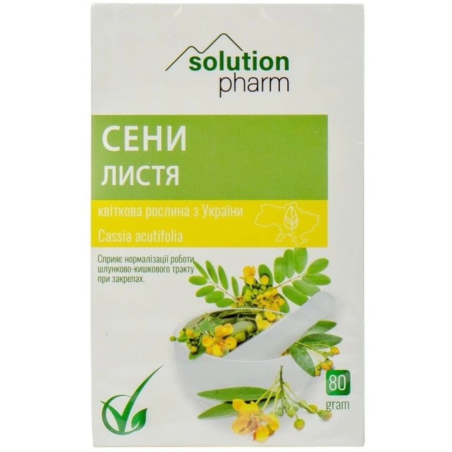Сени листя Solution Pharm пачка, 80 г : ціни та характеристики