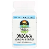 Омега-3 Source Naturals Omega-3s EPA-DHA 300 мг, для веганів, 30 капсул