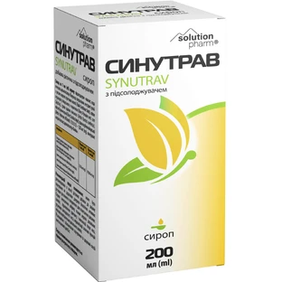 Синутрав Solution Pharm сироп для полегшення дихання флакон, 200 мл