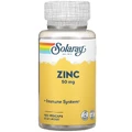 Хелатный цинк Solaray Zinc 50 мг, 100 капсул
