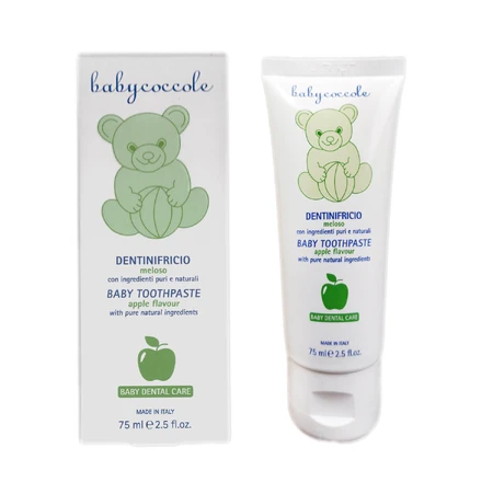 Детская зубная паста Babycoccole Яблоко(с первого года) с витаминами и кальцием, 75 мл: цены и характеристики