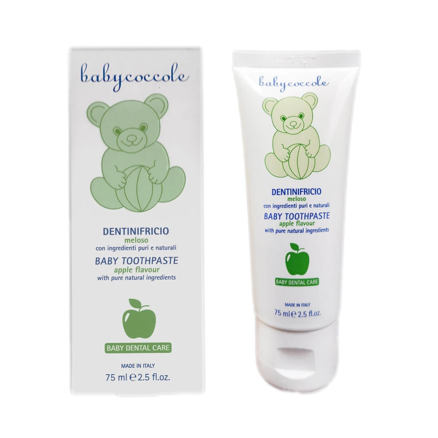 Детская зубная паста Babycoccole Яблоко(с первого года) с витаминами и кальцием, 75 мл: цены и характеристики