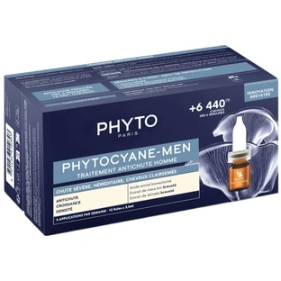 Средство против выпадения волос Phyto Фитоциан Мэн для мужчин в ампулах по 3,5 мл 12 шт.