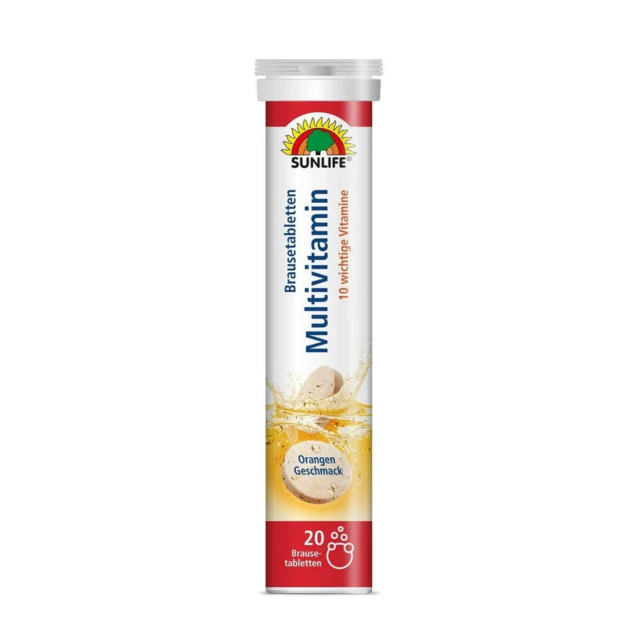 Витамины Sunlife (Санлайф) Multivitamin Brausetabletten Мультивитамины таблетки шипучие туба 20 шт: цены и характеристики