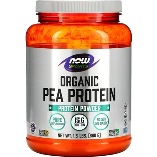 Гороховий протеїн без смаку Now Foods Sports порошок 680 г 