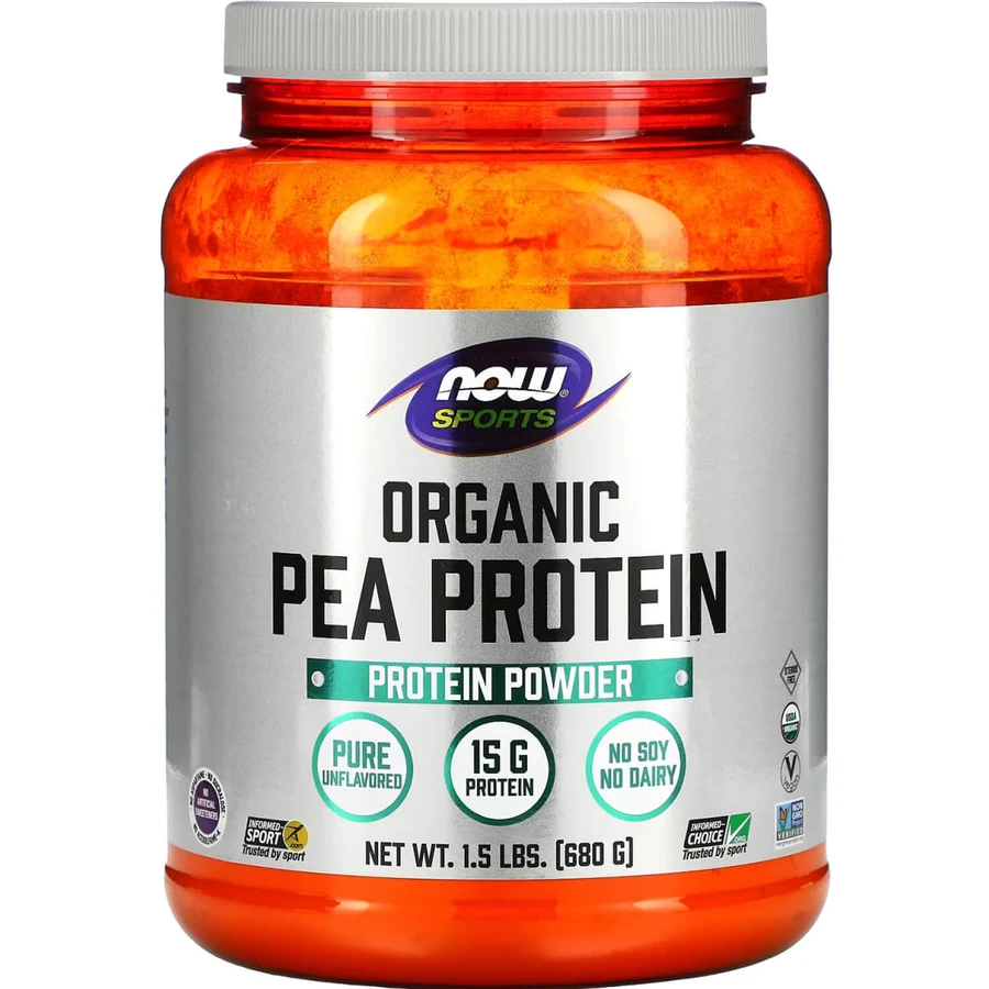 Гороховий протеїн без смаку Now Foods Sports порошок 680 г : ціни та характеристики