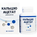 Кальция ацетат капсулы регулятор кальциево-фосфорного обмена банка 180 шт: цены и характеристики