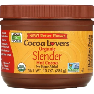 Какао гарячее Now Slender Hot Cocoa Real Food порошок 284 г 