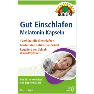 Витамины Sunlife Melatonin Kapseln капсулы №30
