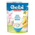 Каша молочная детская Bebi Premium Рисовая с бананами мягкая упаковка 200 г