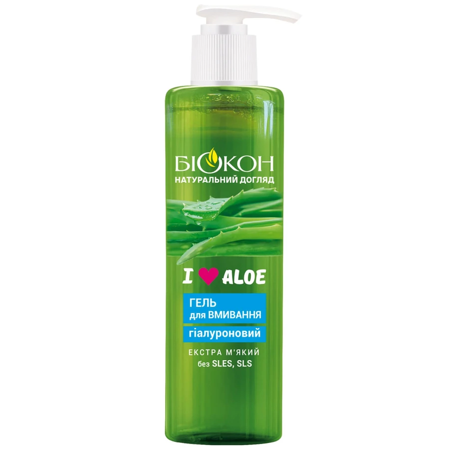 Гель для умывания Биокон I Love Aloe гиалуроновый 200 мл: цены и характеристики