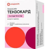 Тензокард 5 мг/1,5 мг капсули з модифікованим вивільненням тверді, 30 шт.