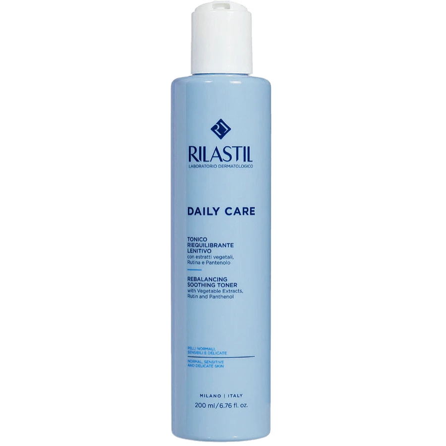 Тонік для обличчя Rilastil Daily Care Tonico для нормальної, чутливої, делікатної шкіри очищувальний 200 мл: ціни та характеристики